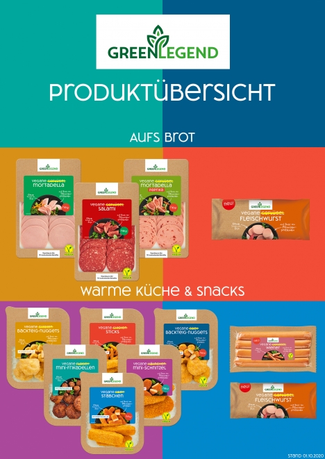 Green Legend: Wiesenhof-Mutter lanciert vegane Range -